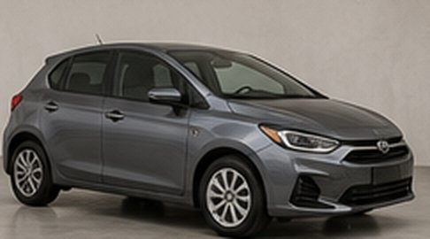 Hatchback after repair